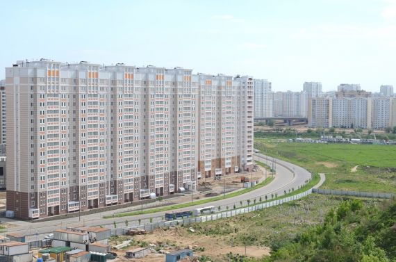 За январь-февраль 2015 года строительство жилья в России выросло более чем на 40%