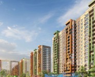 2-комнатная квартира площадью 55.49 кв.м, Новорязанское шоссе, 21с1 | цена 3 937 958 руб. | www.metrprice.ru