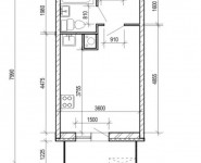 1-комнатная квартира площадью 24.5 кв.м, бульвар Космонавтов, 14 | цена 2 390 076 руб. | www.metrprice.ru