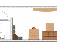 1-комнатная квартира площадью 25 кв.м, Солнечная улица, 26 | цена 1 250 000 руб. | www.metrprice.ru