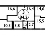 3-комнатная квартира площадью 84.2 кв.м, улица Кирова, 78к1 | цена 3 200 000 руб. | www.metrprice.ru