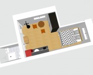 1-комнатная квартира площадью 19.5 кв.м, улица Энгельса, 45 | цена 1 600 000 руб. | www.metrprice.ru