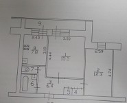 2-комнатная квартира площадью 50 кв.м, улица Попова, 8 | цена 3 500 000 руб. | www.metrprice.ru