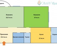 2-комнатная квартира площадью 70 кв.м, Юбилейный проспект, 48 | цена 9 000 000 руб. | www.metrprice.ru
