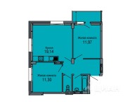 2-комнатная квартира площадью 55.44 кв.м, Северная улица, 5к3 | цена 5 303 778 руб. | www.metrprice.ru