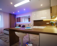 1-комнатная квартира площадью 28 кв.м в Апартаменты "YE`S", Митинская улица, 16 | цена 5 400 000 руб. | www.metrprice.ru