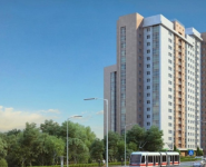 1-комнатная квартира площадью 44 кв.м, Краснобогатырская улица, 28 | цена 7 800 000 руб. | www.metrprice.ru