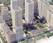 2-комнатная квартира площадью 56.4 кв.м, улица Сергея Макеева, 9с2 | цена 21 500 000 руб. | www.metrprice.ru