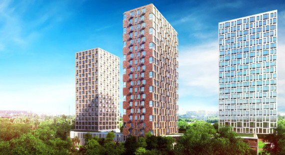 В жилом комплексе PerovSky завершены монолитные работы