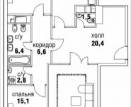 3-комнатная квартира площадью 119 кв.м, Верхняя, 34, корп.1 | цена 55 024 200 руб. | www.metrprice.ru