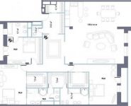 6-комнатная квартира площадью 256.4 кв.м, Якиманский пер., 6 | цена 383 321 984 руб. | www.metrprice.ru