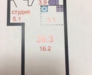 1-комнатная квартира площадью 31 кв.м,  | цена 1 383 000 руб. | www.metrprice.ru