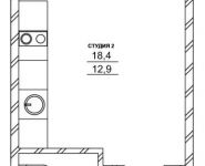 1-комнатная квартира площадью 19.8 кв.м, Люблинская ул, 72к22 | цена 4 686 660 руб. | www.metrprice.ru
