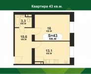 1-комнатная квартира площадью 43 кв.м, Мечта бул., 10 | цена 2 840 000 руб. | www.metrprice.ru