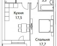 1-комнатная квартира площадью 51 кв.м, Шелепихинская набережная, влд 34, корп.3 | цена 15 584 800 руб. | www.metrprice.ru