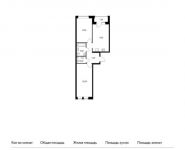 2-комнатная квартира площадью 67.3 кв.м, Олонецкая ул, 4 | цена 17 942 180 руб. | www.metrprice.ru