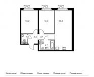 2-комнатная квартира площадью 61.3 кв.м, Ясеневая ул, 12к3 | цена 11 340 500 руб. | www.metrprice.ru