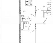 2-комнатная квартира площадью 57.5 кв.м, Дружбы, 42 | цена 5 028 375 руб. | www.metrprice.ru