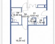 3-комнатная квартира площадью 82.39 кв.м, Кудрявцева, IV | цена 8 617 190 руб. | www.metrprice.ru