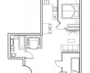 3-комнатная квартира площадью 59.1 кв.м в Лофт-проект "Kleinhouse", Красносельская Нижняя ул., 35 | цена 14 610 229 руб. | www.metrprice.ru