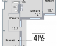 4-комнатная квартира площадью 119.7 кв.м, Саморы Машела, 5 | цена 16 141 545 руб. | www.metrprice.ru