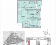 2-комнатная квартира площадью 72 кв.м, Золоторожский Вал, 11, стр. 9, корп.9 | цена 13 361 332 руб. | www.metrprice.ru
