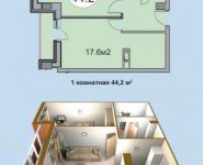 1-комнатная квартира площадью 44 кв.м, Путилковское ш., 5 | цена 4 110 000 руб. | www.metrprice.ru