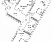 3-комнатная квартира площадью 143 кв.м, Погодинская улица, 2/3 стр 1,2,3,4, корп.1 | цена 109 414 200 руб. | www.metrprice.ru