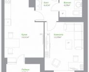 1-комнатная квартира площадью 36.5 кв.м, Володарское шоссе, 23 | цена 2 904 889 руб. | www.metrprice.ru