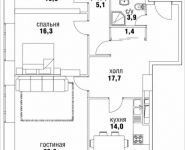 3-комнатная квартира площадью 108 кв.м, Верхняя, 34, корп.1 | цена 38 029 080 руб. | www.metrprice.ru