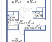 3-комнатная квартира площадью 79.2 кв.м, Кудрявцева, IV | цена 8 946 231 руб. | www.metrprice.ru