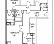 4-комнатная квартира площадью 141 кв.м, Шелепихинская набережная, влд 34, корп.3 | цена 49 807 800 руб. | www.metrprice.ru