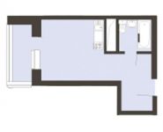 1-комнатная квартира площадью 25.4 кв.м, Цимлянская улица, 3с2 | цена 3 581 955 руб. | www.metrprice.ru