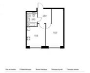 1-комнатная квартира площадью 38.4 кв.м, Цимлянская ул., 3 | цена 5 431 572 руб. | www.metrprice.ru