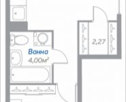 1-комнатная квартира площадью 45.77 кв.м, Новорязанское шоссе, 15, корп.15 | цена 3 729 934 руб. | www.metrprice.ru