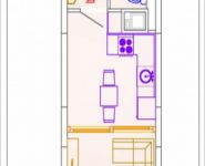 1-комнатная квартира площадью 29.1 кв.м, Ярославское ш., 111 | цена 2 531 700 руб. | www.metrprice.ru