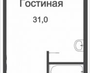 1-комнатная квартира площадью 35 кв.м, Шелепихинская набережная, влд 34, корп.5 | цена 9 429 264 руб. | www.metrprice.ru