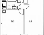 1-комнатная квартира площадью 41 кв.м, 1-й Грайвороновский пр, 1 стр 1 | цена 5 330 000 руб. | www.metrprice.ru