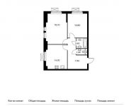 2-комнатная квартира площадью 63 кв.м, | цена 7 868 700 руб. | www.metrprice.ru