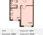 1-комнатная квартира площадью 0 кв.м, Вельяминовская ул. | цена 2 220 564 руб. | www.metrprice.ru