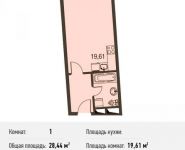 1-комнатная квартира площадью 0 кв.м, Вельяминовская ул. | цена 1 820 160 руб. | www.metrprice.ru