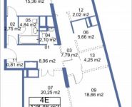 4-комнатная квартира площадью 128.46 кв.м, Кудрявцева, IV | цена 13 588 026 руб. | www.metrprice.ru