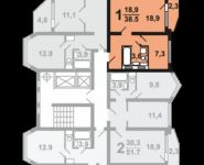 1-комнатная квартира площадью 39 кв.м, Покровская ул., 16 | цена 4 427 750 руб. | www.metrprice.ru