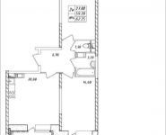 2-комнатная квартира площадью 62.25 кв.м, Дружбы, 46 | цена 5 288 137 руб. | www.metrprice.ru