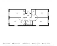 3-комнатная квартира площадью 92.5 кв.м, Академика Павлова ул, 28 | цена 21 386 000 руб. | www.metrprice.ru