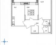 2-комнатная квартира площадью 56.7 кв.м, Горная, 7 | цена 3 521 070 руб. | www.metrprice.ru