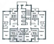 1-комнатная квартира площадью 34.6 кв.м, Павлино мкр., 27 | цена 2 750 000 руб. | www.metrprice.ru