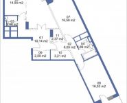 3-комнатная квартира площадью 110.63 кв.м, Кудрявцева, IV | цена 12 203 039 руб. | www.metrprice.ru