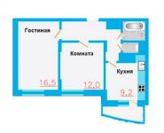 2-комнатная квартира площадью 50.2 кв.м, Рябиновая улица, 10 | цена 3 062 200 руб. | www.metrprice.ru