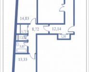 3-комнатная квартира площадью 107.5 кв.м, Кудрявцева, 12 | цена 11 233 750 руб. | www.metrprice.ru